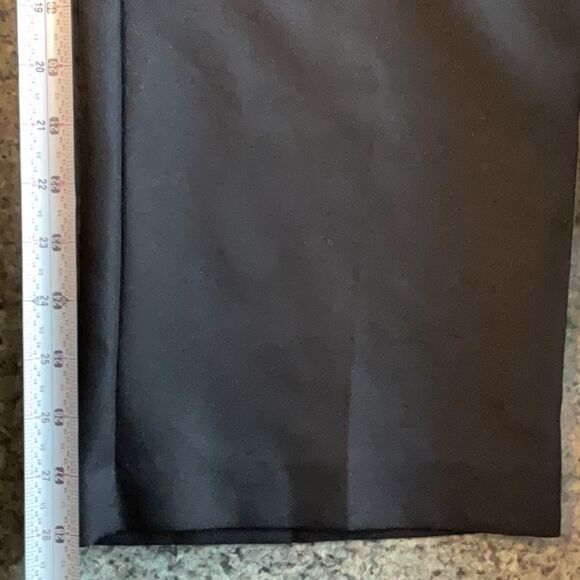 Alfred Dunner Black Straight Leg Pants Women 14P Elastic Waist Polyester Trouser - Picture 5 of 6